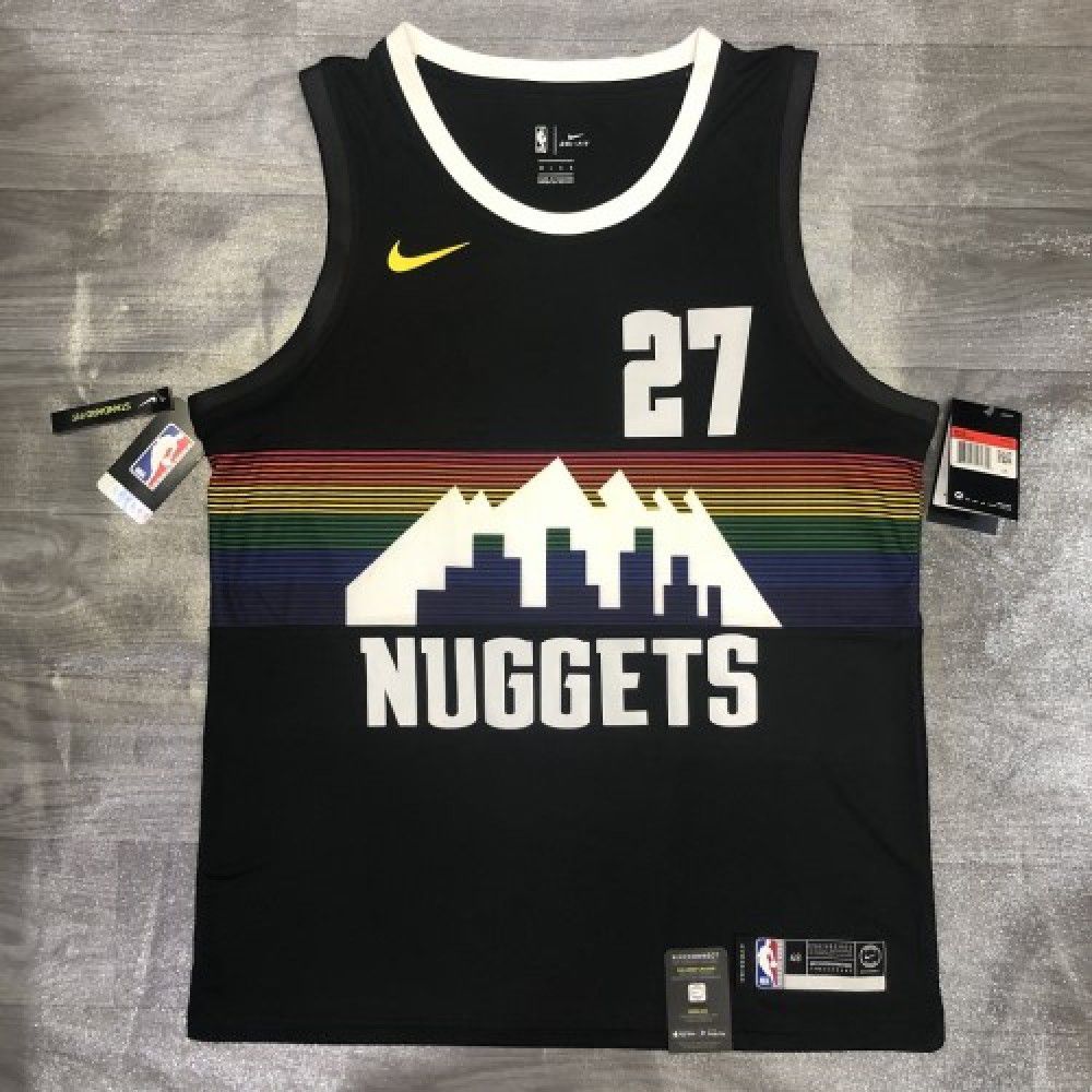 Men's Denver Nuggets Jamal Murray #27 Black Swingman Player Jersey – City Edition-Pro Kit Vault | Brand New 26/27 Sports Jerseys